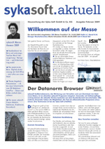 sykasoft-aktuell Hauszeitung vom März 2009